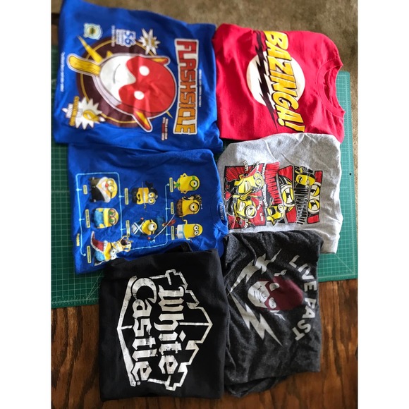 1 of 1 patchwork shorts, reworked custom, elastic waistband 32”-38” mens - Picture 7 of 7